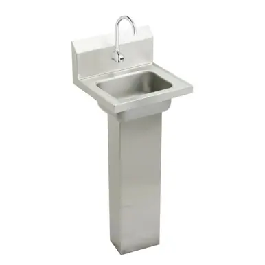 ELKAY CHSP1716SACC Stainless Steel 16-3/4" x 15-1/2" x 13", Single Bowl Wall Hung Handwash Sink Kit Special Offer