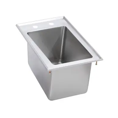 Best Choice ELKAY DI10126X Stainless Steel 13" x 17" x 6" 18 Gauge One Compartment Drop-In Sink