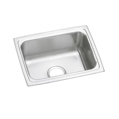 Same Day Shipping ELKAY DLFR251912 Lustertone Classic Stainless Steel 25" x 19-1/2" x 12-1/8", Single Bowl Drop-in Sink