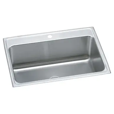 ELKAY DLR3122121 Lustertone Classic Stainless Steel 31" x 22" x 11-5/8", 1-Hole Single Bowl Drop-in Sink Best Choice