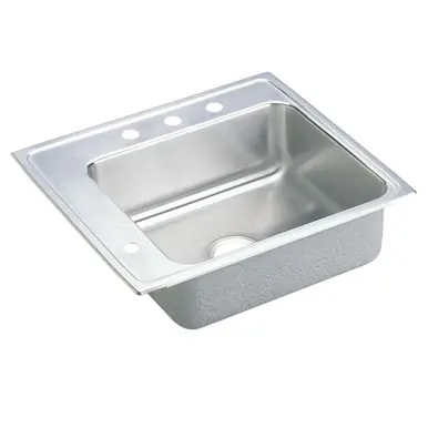 Don’t Miss Out ELKAY DRKADQ222045L2 Lustertone Classic Stainless Steel 22" x 19-1/2" x 4-1/2", Single Bowl Drop-in Classroom ADA Sink