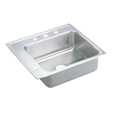 ELKAY DRKADQ2522552LM Lustertone Classic Stainless Steel 25" x 22" x 5-1/2", Single Bowl Drop-in Classroom ADA Sink Limited Offer