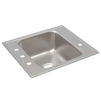 Popular ELKAY DRKR22204 Lustertone Classic Stainless Steel 22" x 19-1/2" x 7-1/2", Single Bowl Drop-in Classroom Sink