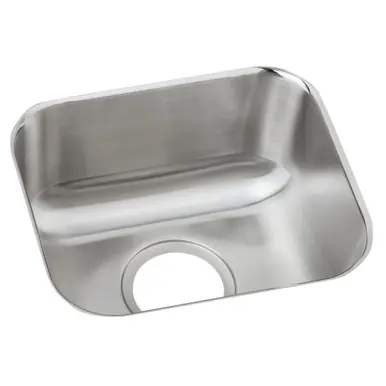 Fresh Stock ELKAY DXUH1210 Dayton Stainless Steel 14-1/2" x 12-1/2" x 6-1/2", Single Bowl Undermount Bar Sink