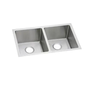 Exclusive Offer ELKAY EFRU311810T Crosstown 16 Gauge Stainless Steel, 30-3/4" x 18-1/2" x 10" Equal Double Bowl Undermount Sink
