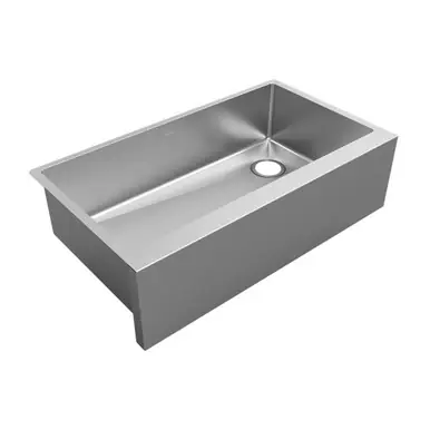Fresh Stock ELKAY EFRUFF3417R Crosstown 16 Gauge Stainless Steel 35-7/8" x 20-1/4" x 9" Single Bowl Tall Farmhouse Sink