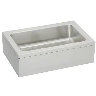 Original ELKAY EFS3321C Stainless Steel 33" x 21" x 8" Single Bowl, Floor Mount Service Sink Package