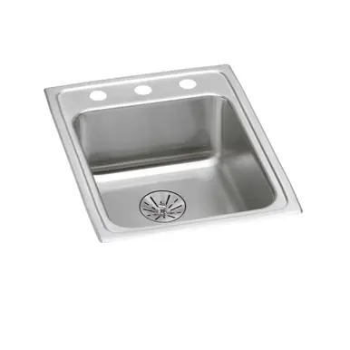 ELKAY LRAD172265PD1 Lustertone Classic Stainless Steel 17" x 22" x 6-1/2", 1-Hole Single Bowl Drop-in ADA Sink with Perfect Drain Get Yours