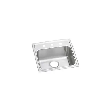 High Quality ELKAY LRAD191845OS4 Lustertone Classic Stainless Steel 19" x 18" x 4-1/2", OS4-Hole Single Bowl Drop-in ADA Sink