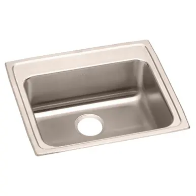 ELKAY LRAD2219550 Lustertone Classic Stainless Steel 22" x 19-1/2" x 5-1/2", Single Bowl Drop-in ADA Sink Big Sale