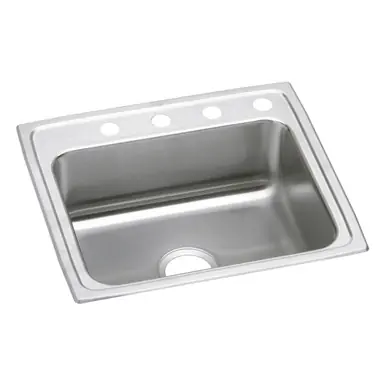 ELKAY LRAD2521503 Lustertone Classic Stainless Steel 25" x 21-1/4" x 5", Single Bowl Drop-in ADA Sink Bulk Order