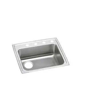 Time-Limited ELKAY LRAD252155L3 Lustertone Classic Stainless Steel 25" x 21-1/4" x 5-1/2", Single Bowl Drop-in ADA Sink