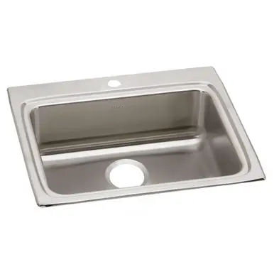 ELKAY LRAD2522601 Lustertone Classic Stainless Steel 25" x 22" x 6", Single Bowl Drop-in ADA Sink Super Sale