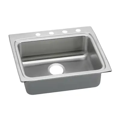 ELKAY LRAD2522651 Lustertone Classic Stainless Steel 25" x 22" x 6-1/2", Single Bowl Drop-in ADA Sink New Arrival
