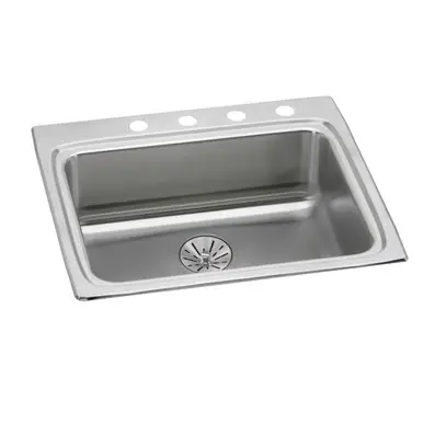 Fresh Stock ELKAY LRAD252265PD1 Lustertone Classic Stainless Steel 25" x 22" x 6-1/2", Single Bowl Drop-in ADA Sink with Perfect Drain