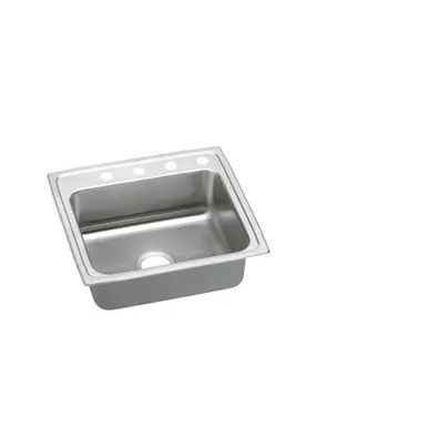 ELKAY LRADQ2219650 Lustertone Classic Stainless Steel 22" x 19-1/2" x 6-1/2", Single Bowl Drop-in ADA Sink Mega Sale