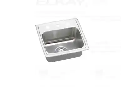ELKAY PSR17160 Celebrity Stainless Steel 17" x 16" x 7-1/8", 0-Hole Single Bowl Drop-in Sink Premium