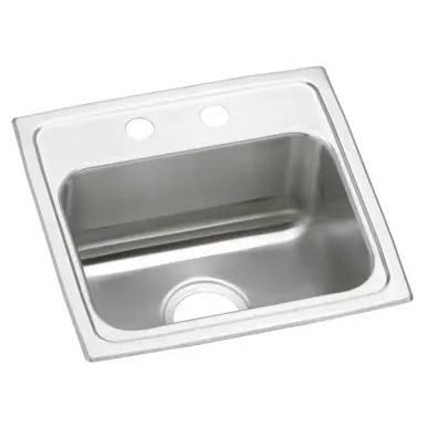 Buy Today ELKAY PSR17162 Celebrity Stainless Steel 17" x 16" x 7-1/8", 2-Hole Single Bowl Drop-in Sink