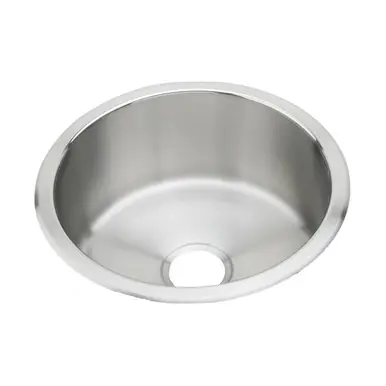 Fan Favorite ELKAY RLR12FB Asana Stainless Steel 14-3/8" x 14-3/8" x 6", Single Bowl Drop-in Bar Sink