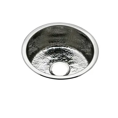 ELKAY SCF16FBSH Stainless Steel 16-3/8" x 16-3/8" x 7", Single Bowl Undermount or Drop-in Bar Sink Hamme- Red Mirror Final Sale