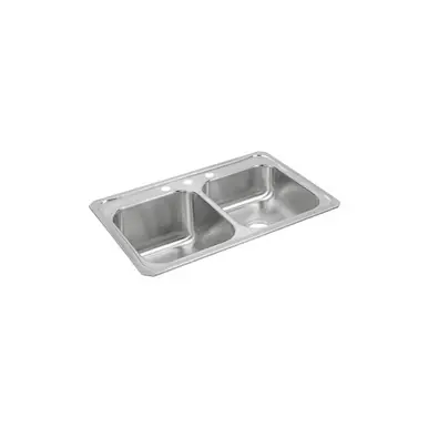Don’t Miss Out ELKAY STCR3322L3 Celebrity Stainless Steel 33" x 22" x 10-1/4", 3-Hole Equal Double Bowl Drop-in Sink with Right Small Bowl