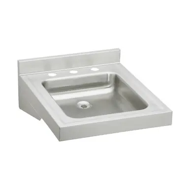 Limited Edition ELKAY WCL1923OSD3 Sturdibilt Stainless Steel 19" x 23" x 4", Wall Hung Single Bowl Lavatory Sink