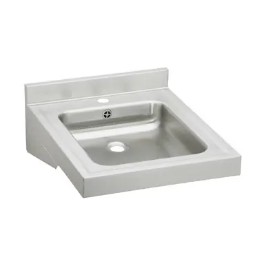 High Quality ELKAY WCLWO1923OSD1 Sturdibilt Stainless Steel 19" x 23" x 4", Wall Hung Single Bowl Lavatory Sink