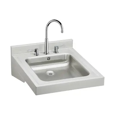 ELKAY WCLWO1923OSDC Sturdibilt Stainless Steel 19" x 23" x 4", Wall Hung Single Bowl Lavatory Sink Kit Best Choice