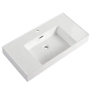 Best Choice Fine Fixtures Crownpoint Sink 36"W x 18"D, White - VC3618W
