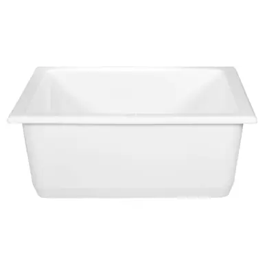 Final Sale Fine Fixtures FC2618UW 27 Inch x 19 Inch Fireclay Kitchen Undermount Sink - White