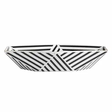 Fine Fixtures MV2516BW Modern Elongated Hexagon Vessel Sink 25 Inch X 16 Inch - Black Order Now