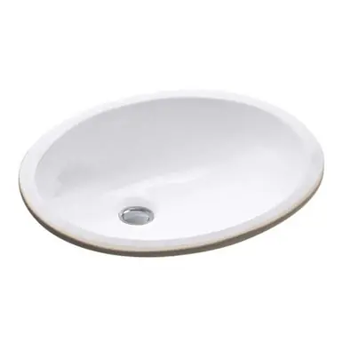 Fine Fixtures UM1714W Undermount 17 X 14 Lavatory Sink With Clips - White Best Choice