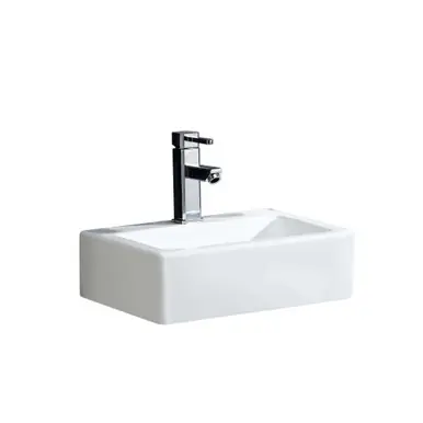 Fine Fixtures Wall Hung Sink Single Hole 17" x 12" (Foam & Brackets Included) - WH1711W1 While Supplies Last