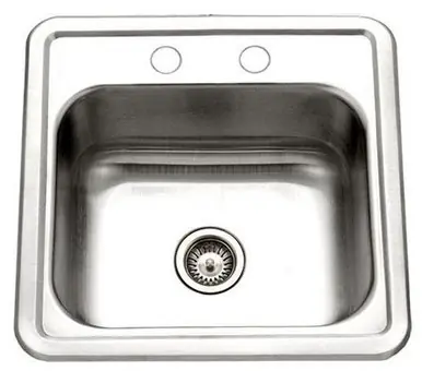 Hamat HOTEL SERIES 15" X 15" Bar Sink -Stainless Steel Clearance