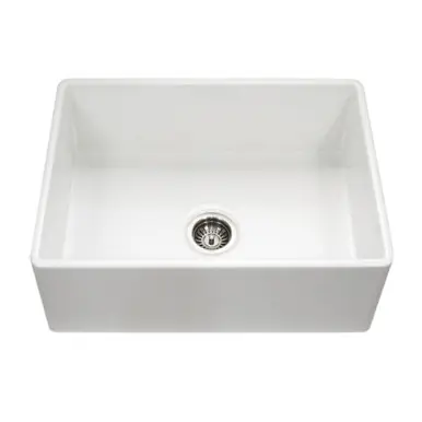 Buy Today HamatUSA Chelsea 30" x 18" Apron-Front Fireclay Single Bowl Kitchen Sink, White - CHE-3018SA-WH