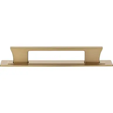 Premium Atlas Zander Door Pull 5 1/16 Inch (c-c) - Warm Brass, A6003-WB