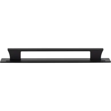 Atlas Zander Door Pull 7 9/16 Inch (c-c) - Matte Black, A6005-BL Crafted