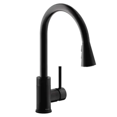 High Quality ELKAY LKAV3031MB Avado Single Hole Kitchen Faucet with Pull-down Spray and Forward Only Lever Handle -Matte Black