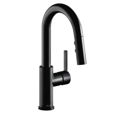 ELKAY LKAV3032MB Avado Single Hole Bar Faucet with Pull-down Spray and Lever Handle -Matte Black Popular