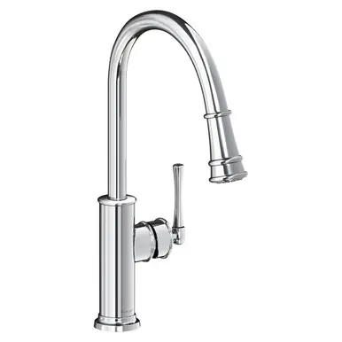 Best Choice ELKAY LKEC2031CR Explore Single Hole Kitchen Faucet with Pull-down Spray and Forward Only Lever Handle -Chrome