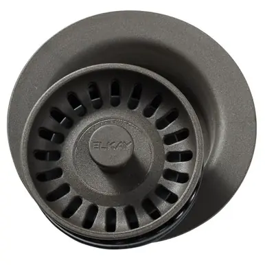 ELKAY LKQD35CN Polymer 3-1/2" Disposer Flange with Removable Basket Strainer and Rubber Stopper -Chestnut No Minimum Order