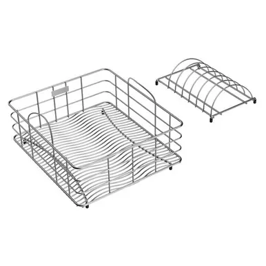 Flash Sale ELKAY LKWRB1516SS Stainless Steel 11-7/8" x 13-13/16" x 6-15/16" Rinsing Basket