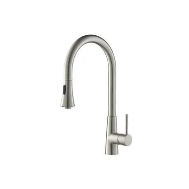 Flusso K.1290SS Zest - Dual Spray Stainless Steel Kitchen Faucet With Pull Out - Stainless Steel Price Drop