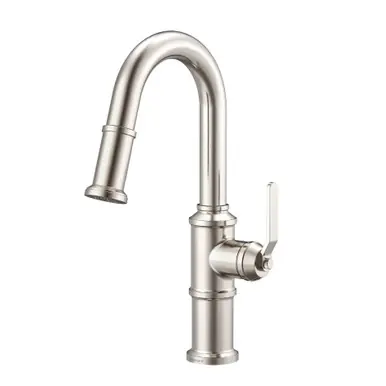 Gerber D150537SS Kinzie Single Handle Pull-Down Prep Faucet 1.75gpm - Stainless Steel Price Cut