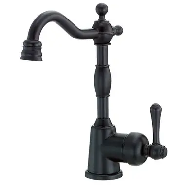 Gerber D150557BS Opulence Single Handle Bar Prep Faucet 1.75gpm - Satin Black In Demand