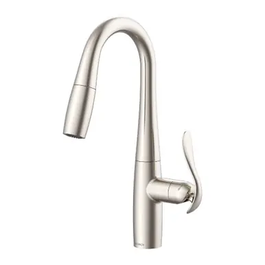 Gerber D150612SS Selene Single Handle Pull-Down Prep Faucet w/ Snapback 1.75gpm - Stainless Steel Trending