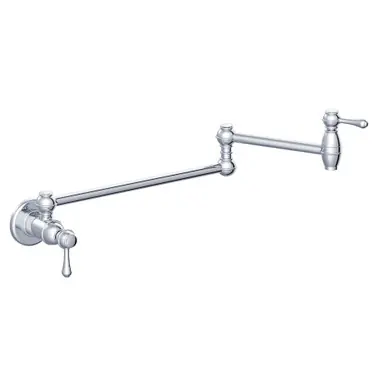 Gerber D205057 Opulence Wall Mounted Pot Filler Faucet 2.2gpm - Chrome Today Only