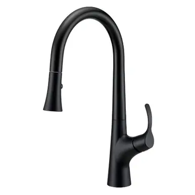 Gerber D454422BS Antioch Single Handle Pull-Down Kitchen Faucet w/ Snapback 1.75gpm - Satin Black Brand New