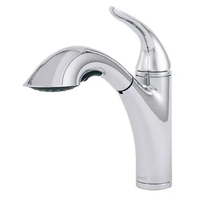 High Quality Gerber D455221 Antioch Single Handle Pull Out Spray Kitchen Faucet - Chrome