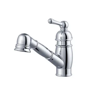 Authentic Gerber D457614 Opulence Single Handle Pull-Out Kitchen Faucet 1.75gpm - Chrome